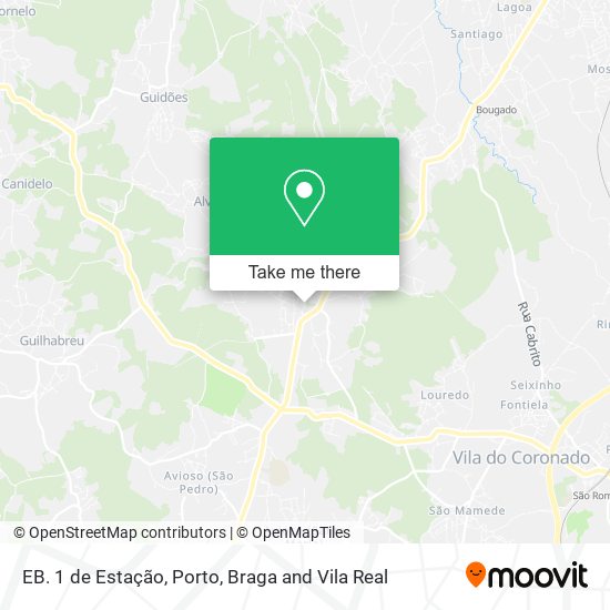 EB. 1 de Estação map