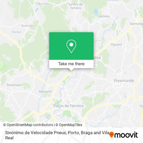 Sinónimo de Velocidade Pneus mapa