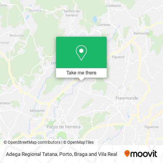 Adega Regional Tatana mapa