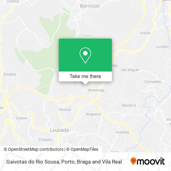 Gaivotas do Rio Sousa map