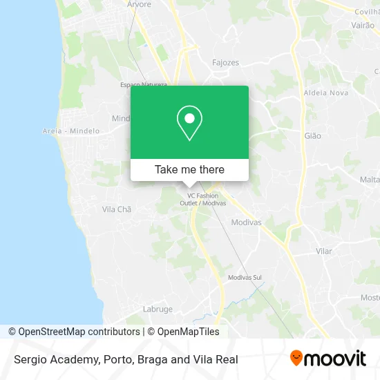 Sergio Academy map