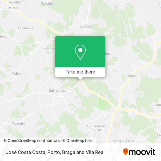 José Costa Costa mapa