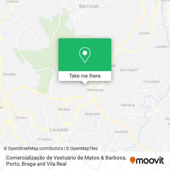 Comercialização de Vestuário de Matos & Barbosa map
