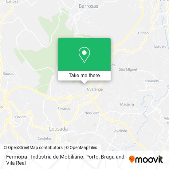 Fermopa - Indústria de Mobiliário map