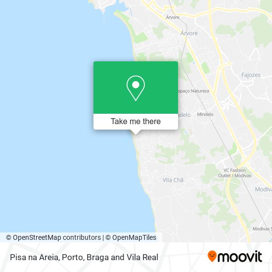 Pisa na Areia map