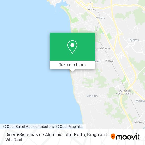 Dineru-Sistemas de Aluminio Lda. mapa
