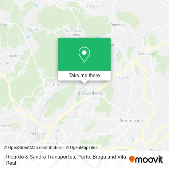 Ricardo & Sandra Transportes map