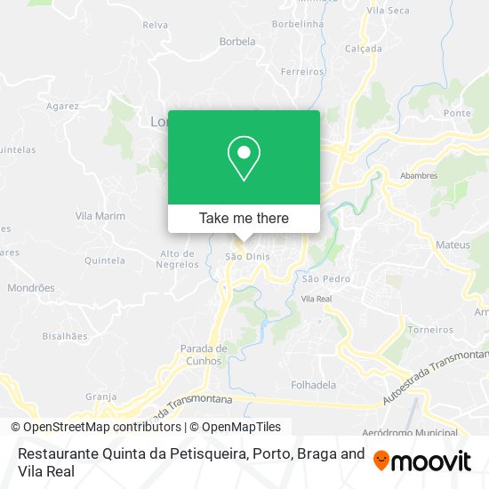 Restaurante Quinta da Petisqueira map