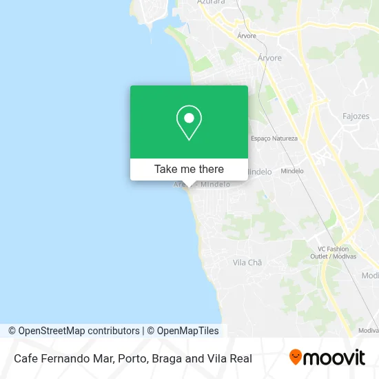 Cafe Fernando Mar map