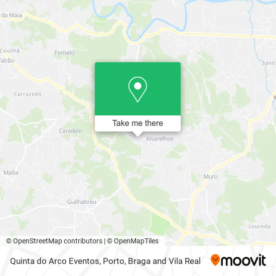 Quinta do Arco Eventos map