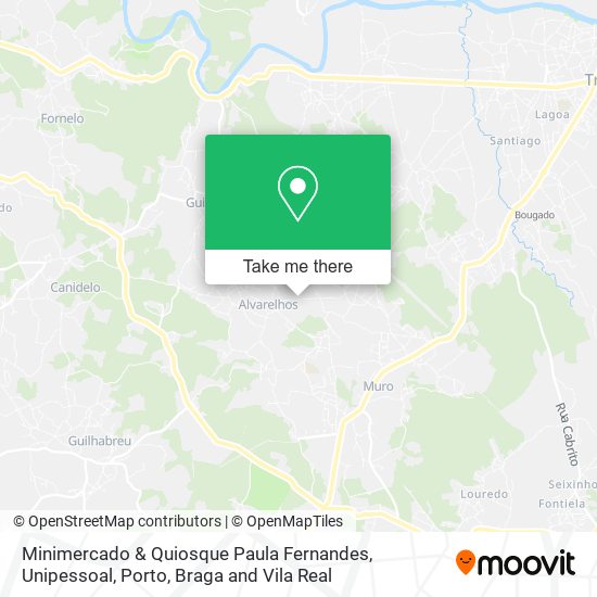 Minimercado & Quiosque Paula Fernandes, Unipessoal mapa