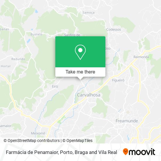Farmácia de Penamaior map
