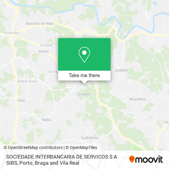 SOCIEDADE INTERBANCARIA DE SERVICOS S A SIBS mapa