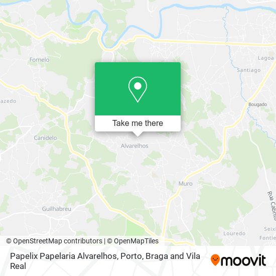 Papelix Papelaria Alvarelhos map