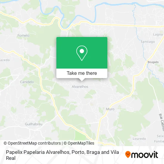 Papelix Papelaria Alvarelhos map