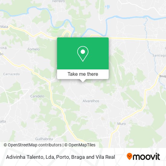 Adivinha Talento, Lda mapa