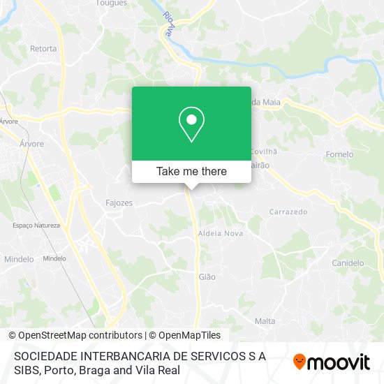 SOCIEDADE INTERBANCARIA DE SERVICOS S A SIBS map