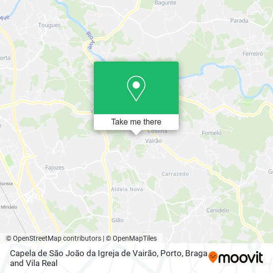 Capela de São João da Igreja de Vairão map