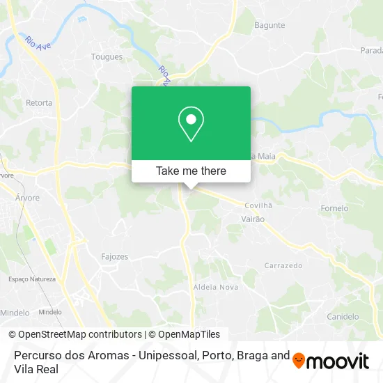 Percurso dos Aromas - Unipessoal map