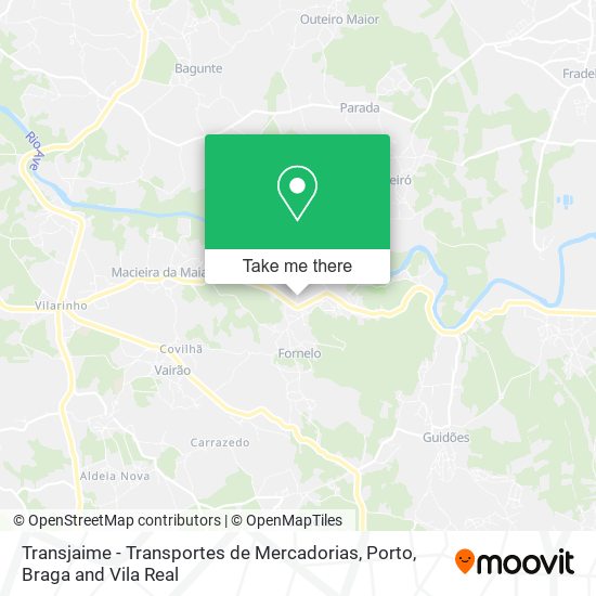 Transjaime - Transportes de Mercadorias mapa