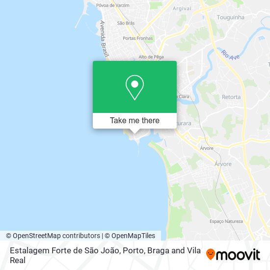 Estalagem Forte de São João map