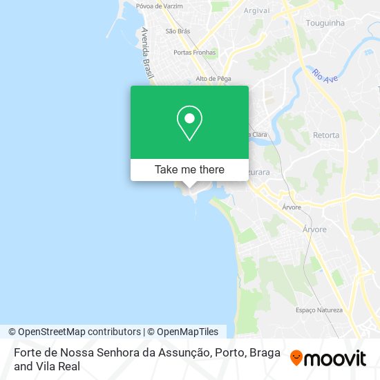 Forte de Nossa Senhora da Assunção map