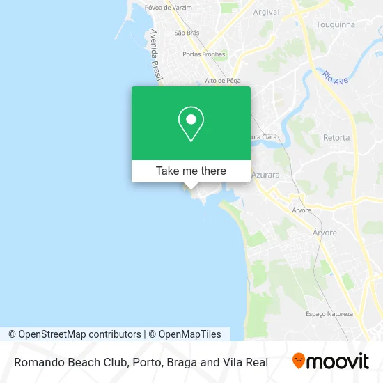 Romando Beach Club map