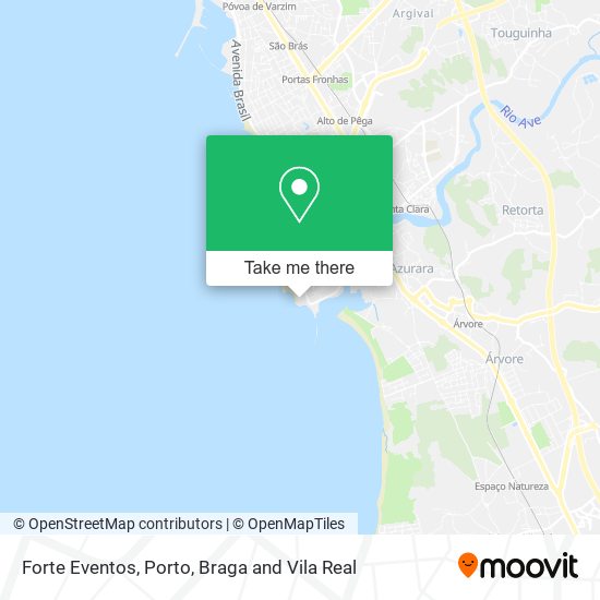 Forte Eventos map