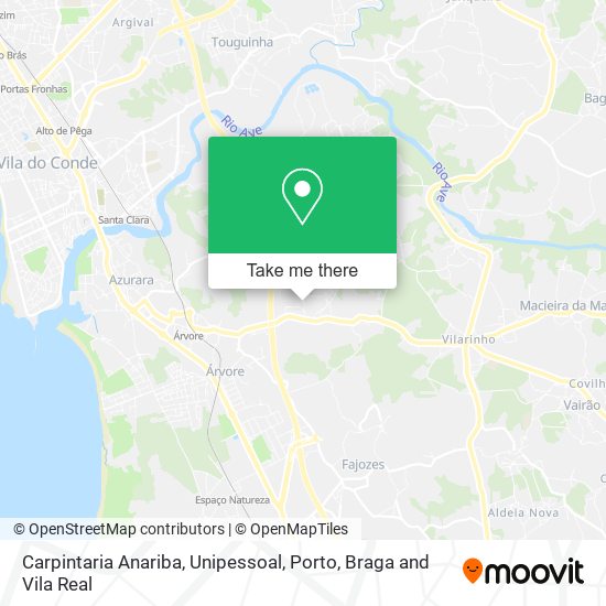 Carpintaria Anariba, Unipessoal mapa
