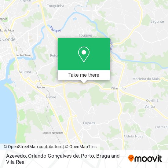 Azevedo, Orlando Gonçalves de map