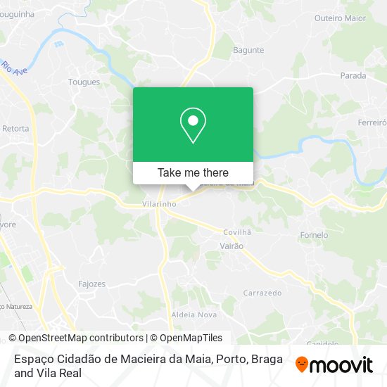 Espaço Cidadão de Macieira da Maia map