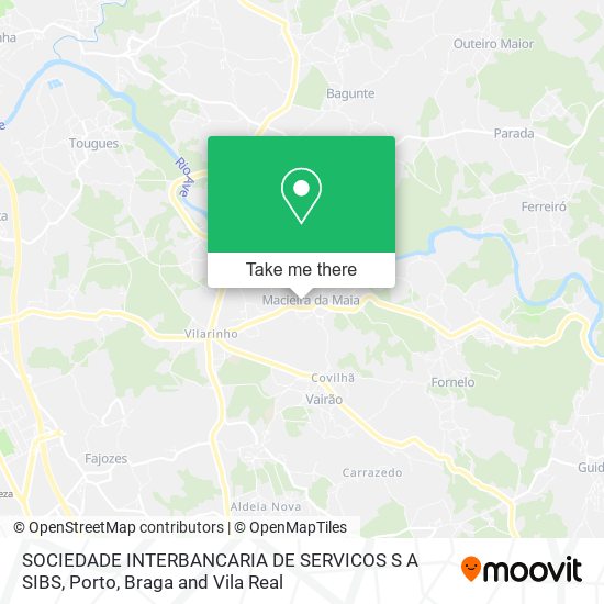 SOCIEDADE INTERBANCARIA DE SERVICOS S A SIBS map