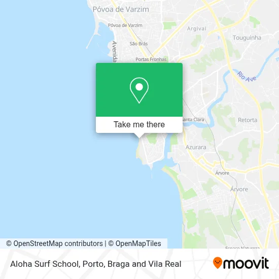 Aloha Surf School map