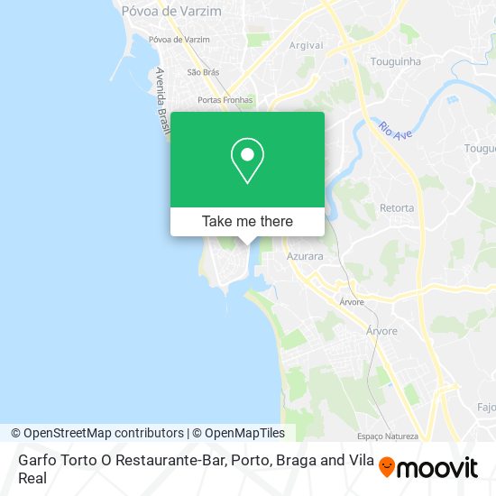 Garfo Torto O Restaurante-Bar map