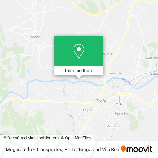 Megarápido - Transportes map