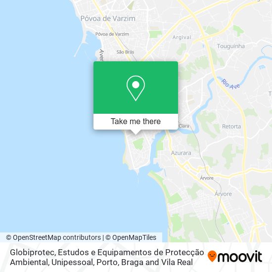 Globiprotec, Estudos e Equipamentos de Protecção Ambiental, Unipessoal mapa