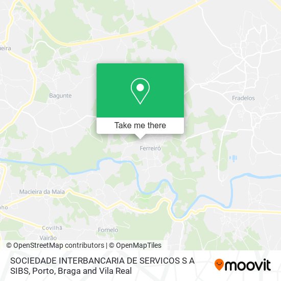 SOCIEDADE INTERBANCARIA DE SERVICOS S A SIBS mapa