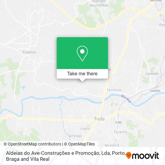 Aldeias do Ave-Construções e Promoção, Lda map