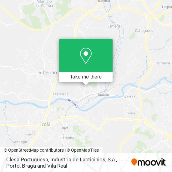 Clesa Portuguesa, Industria de Lacticinios, S.a. map