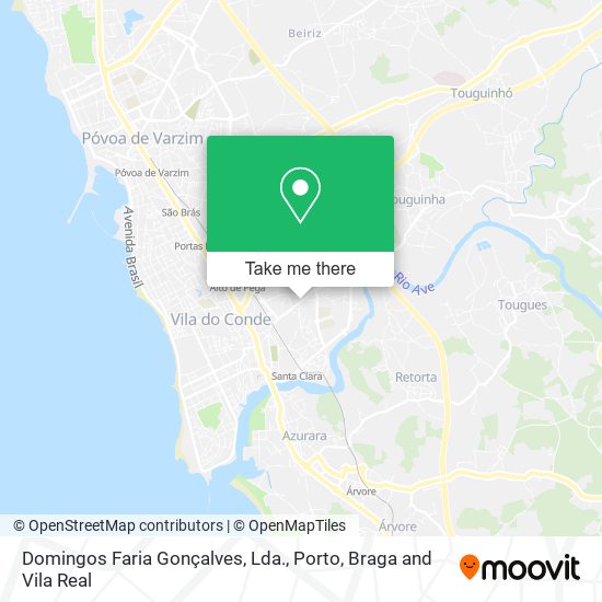 Domingos Faria Gonçalves, Lda. mapa