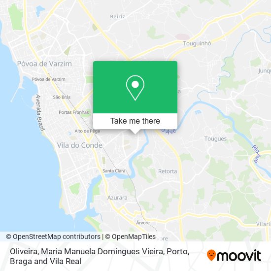 Oliveira, Maria Manuela Domingues Vieira mapa