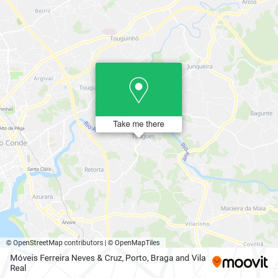 Móveis Ferreira Neves & Cruz mapa