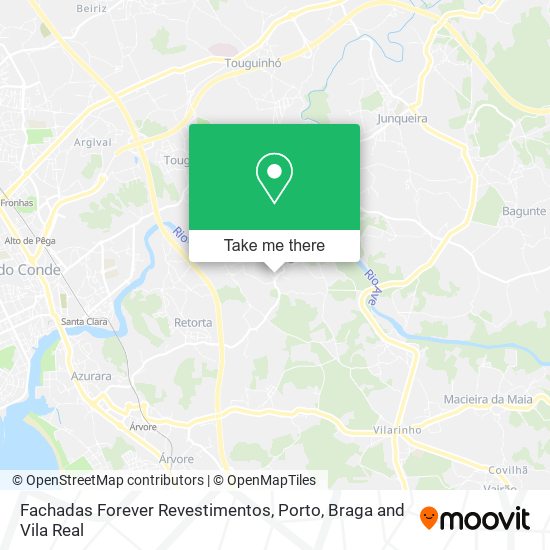 Fachadas Forever Revestimentos map