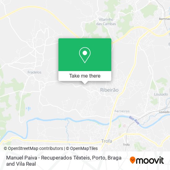 Manuel Paiva - Recuperados Têxteis mapa