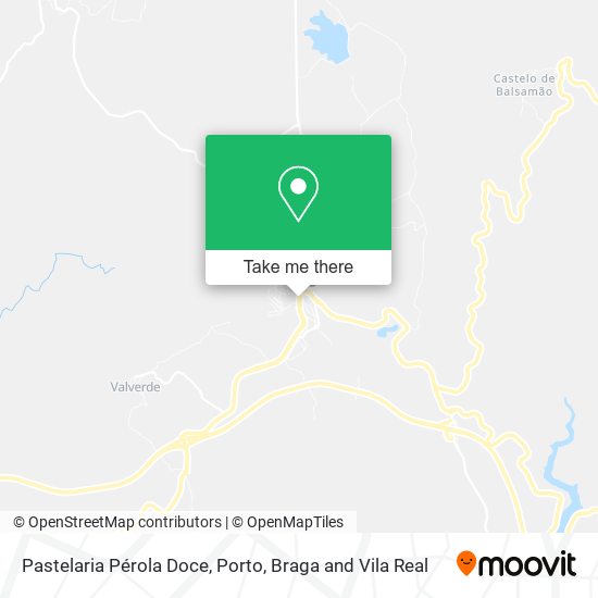 Pastelaria Pérola Doce map
