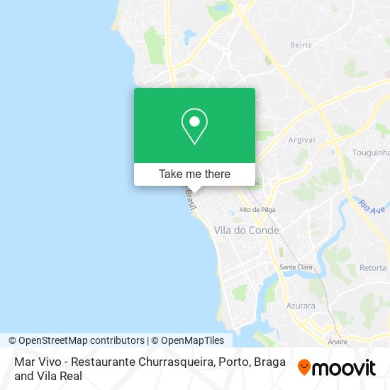 Mar Vivo - Restaurante Churrasqueira map