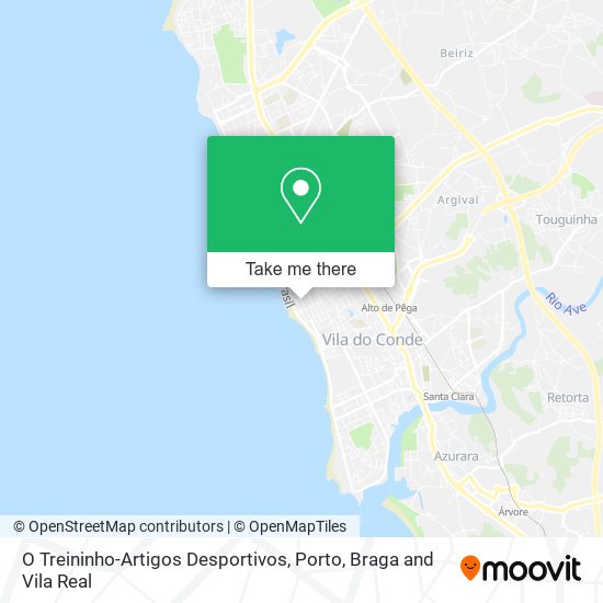 O Treininho-Artigos Desportivos map