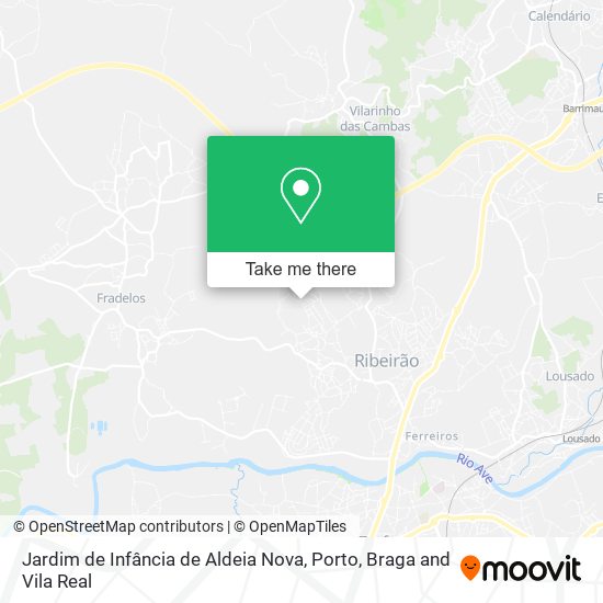 Jardim de Infância de Aldeia Nova map