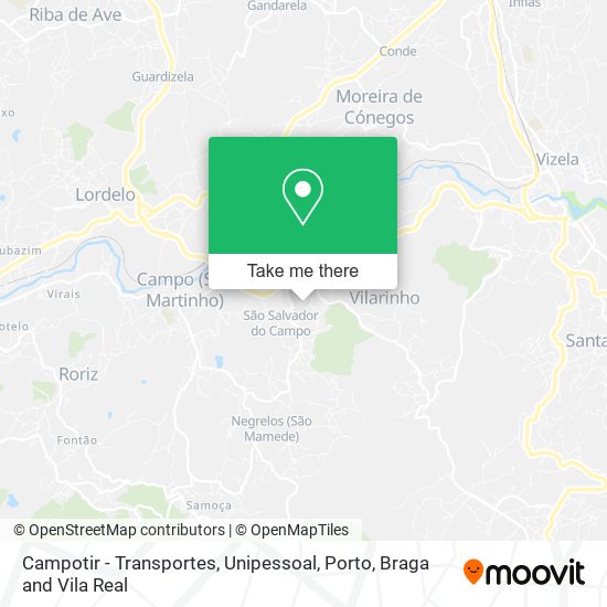 Campotir - Transportes, Unipessoal map