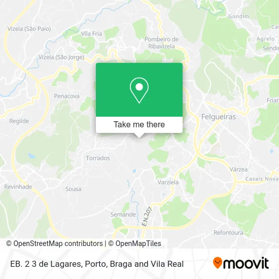 EB. 2 3 de Lagares map
